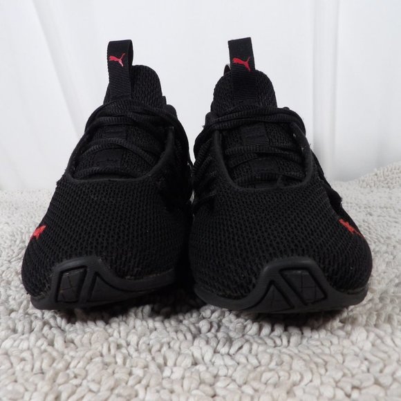 Puma Axelion  Escape Youth Boys 4C Speckle Black Red Athletic Sneakers Trainers - Picture 1 of 11